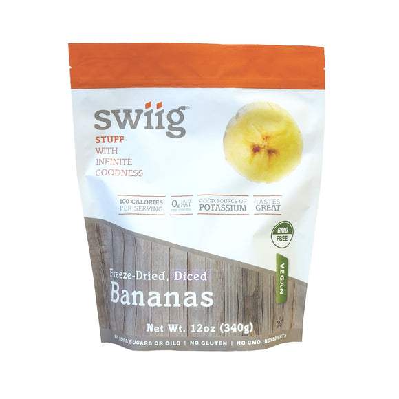swiig Freeze-Dried Bananas 12oz