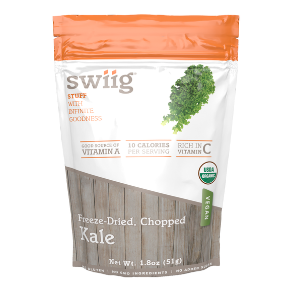 swiig Freeze-Dried, Diced Kale - 1.8oz bag
