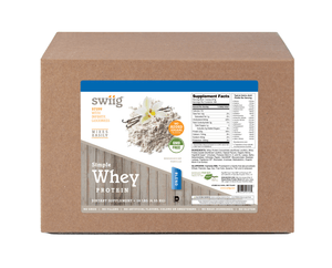 swiig Simple Whey No Sugar Added Vanilla - 10lb