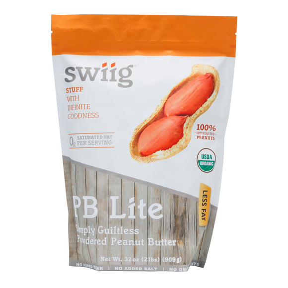 swiig Powdered Organic PB Lite 2LB